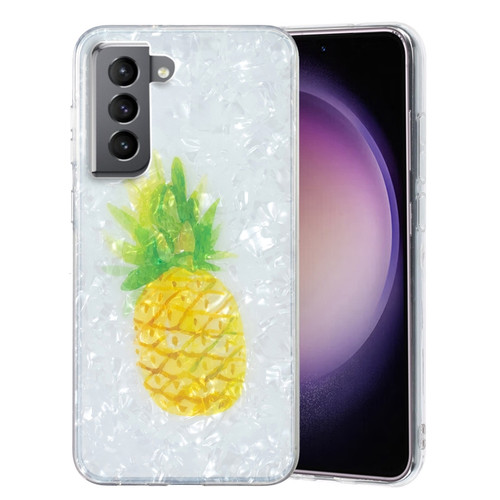 Samsung Galaxy S22 5G IMD Shell Pattern TPU Phone Case - Pineapple