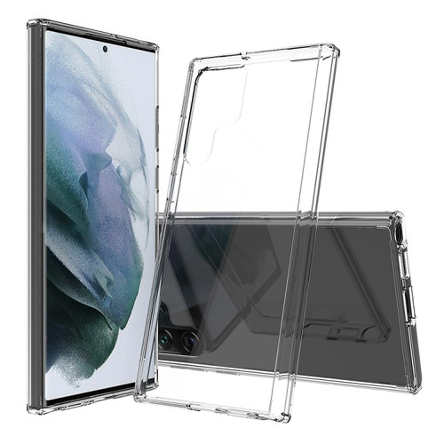 Samsung Galaxy S22 Ultra 5G Shockproof Scratchproof TPU + Acrylic Phone Case - Transparent