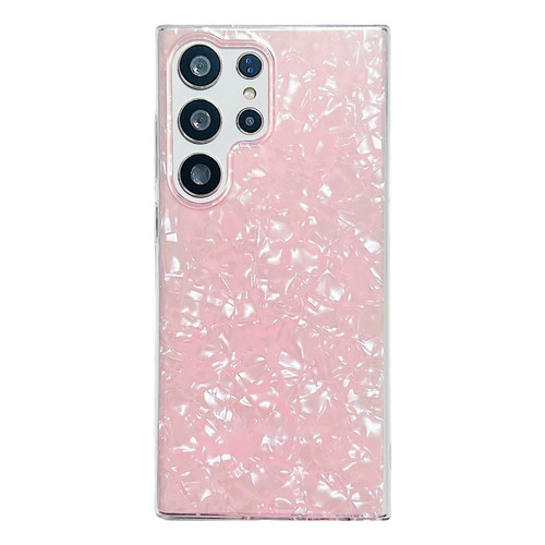 Samsung Galaxy S22 Ultra 5G Shell Pattern TPU Protective Phone Case - Pink