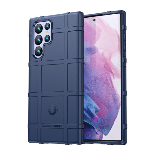 Samsung Galaxy S22 Ultra 5G Full Coverage Shockproof TPU Phone Case - Blue