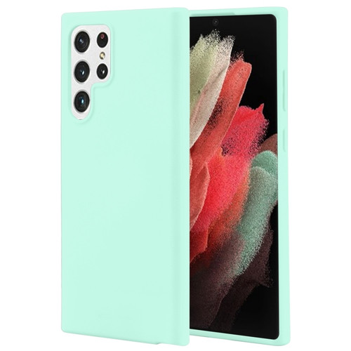 Samsung Galaxy S22 Ultra 5G GOOSPERY SOFT FEELING Liquid TPU Soft Case - Mint Green