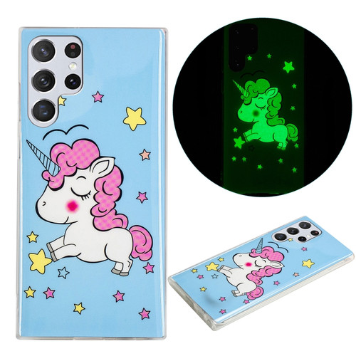 Samsung Galaxy S22 Ultra 5G Luminous TPU Protective Phone Case - Star Unicorn