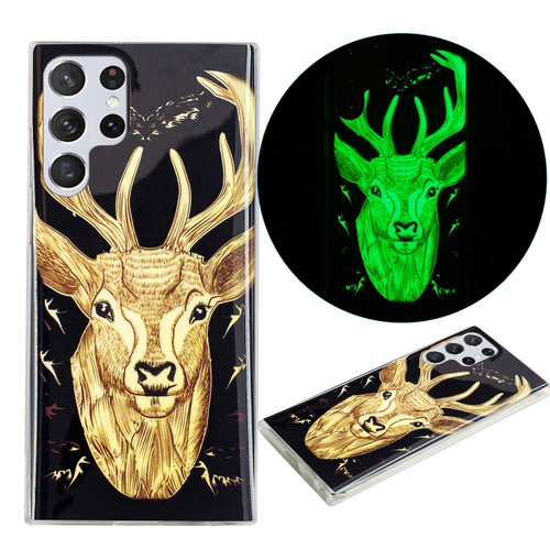 Samsung Galaxy S22 Ultra 5G Luminous TPU Protective Phone Case - Deer