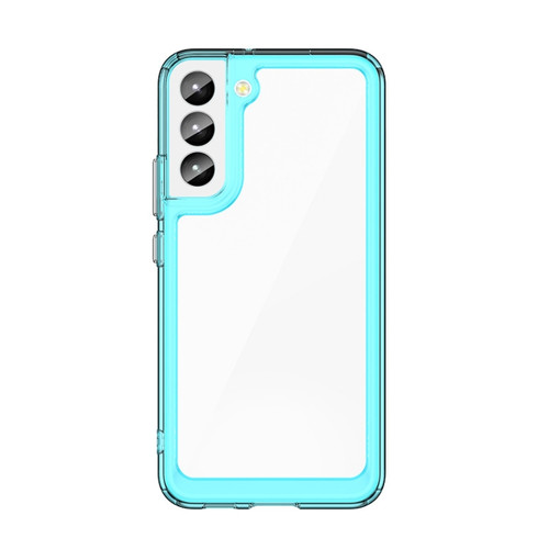 Samsung Galaxy S22+ 5G Colorful Series Acrylic + TPU Phone Case - Transparent Blue