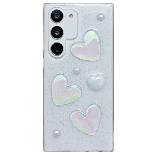 Samsung Galaxy S22+ 5G Love Epoxy TPU Protective Case - Transparent