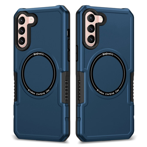 Samsung Galaxy S22+ 5G MagSafe Shockproof Armor Phone Case - Dark Blue