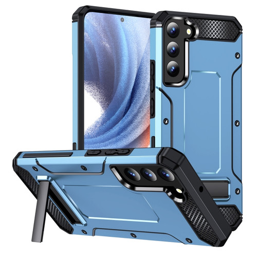 Samsung Galaxy S22+ 5G Matte Holder Phone Case - Space Blue