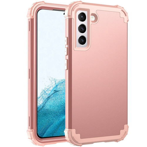 Samsung Galaxy S22+ 5G PC + Silicone Phone Case - Rose Gold