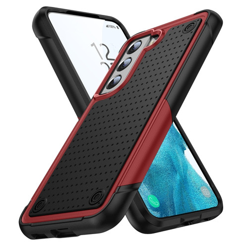 Samsung Galaxy S22+ 5G PC + TPU Shockproof Protective Phone Case - Red+Black