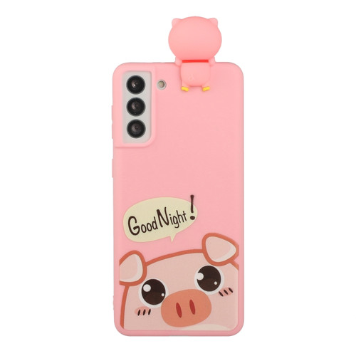 Samsung Galaxy S22+ 5G Shockproof Cartoon TPU Phone Case - Cute Pig