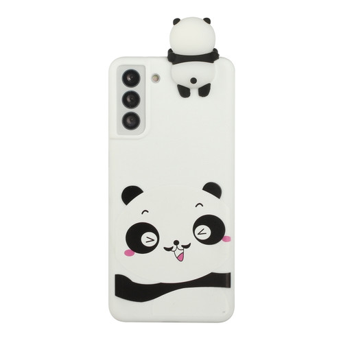 Samsung Galaxy S22+ 5G Shockproof Cartoon TPU Phone Case - Shy Panda