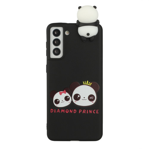 Samsung Galaxy S22+ 5G Shockproof Cartoon TPU Phone Case - Two Pandas