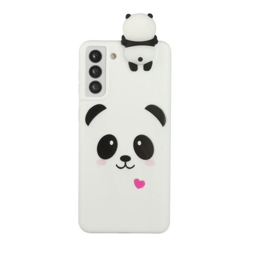 Samsung Galaxy S22+ 5G Shockproof Cartoon TPU Phone Case - White Panda