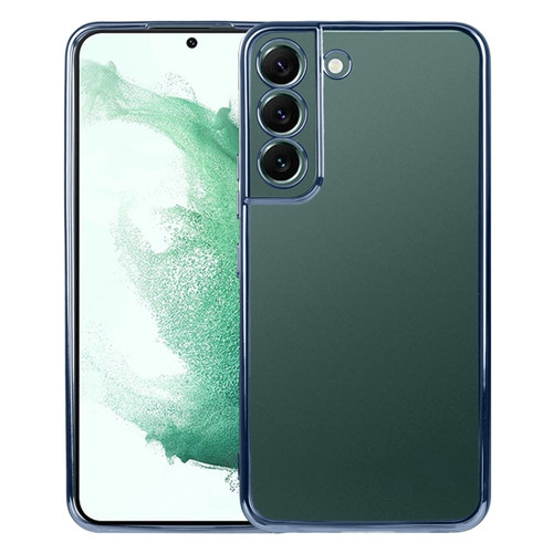 Samsung Galaxy S22+ 5G SULADA Elastic Silicone Edge + TPU Phone Case - Blue