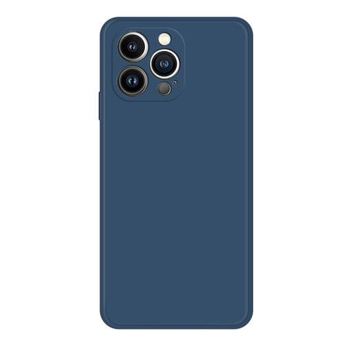 iPhone 15 Pro Max Imitation Liquid Silicone Phone Case - Blue