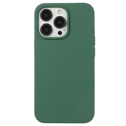 iPhone 15 Pro Max Liquid Silicone Phone Case - Clover Green