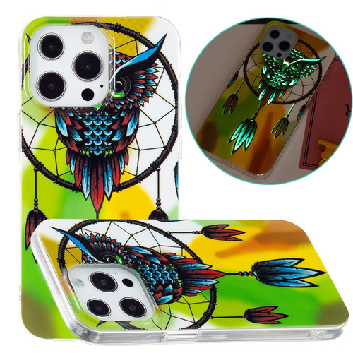 iPhone 15 Pro Max Electroplating Soft TPU Phone Case - Owl