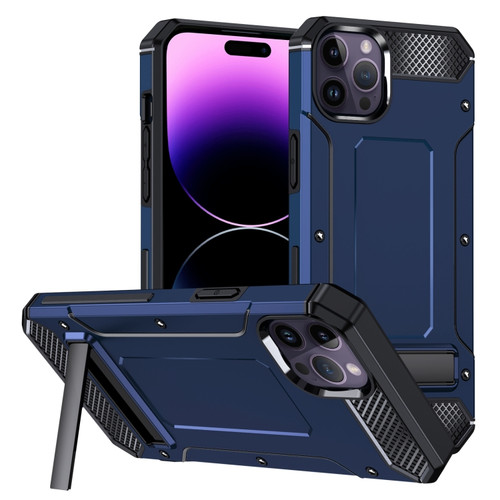 iPhone 15 Pro Max Matte Holder Phone Case - Royal Blue