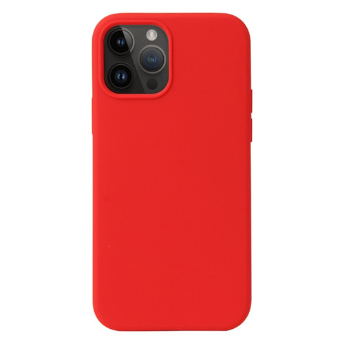 iPhone 15 Pro Max Liquid Silicone Phone Case - Red