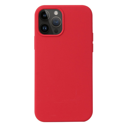 iPhone 15 Pro Max Liquid Silicone Phone Case - Carmine Red