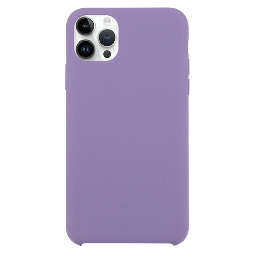 Solid Silicone Phone Case iPhone 15 Pro - Purple