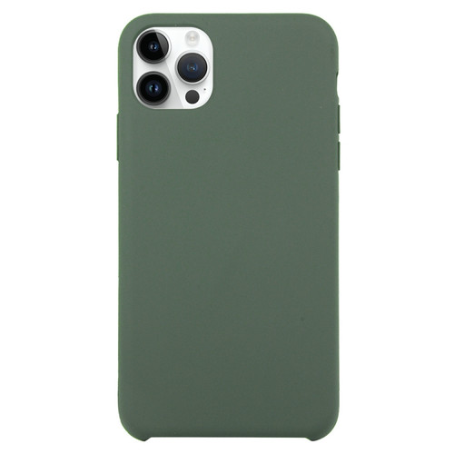 Solid Silicone Phone Case iPhone 15 Pro - Dark Green