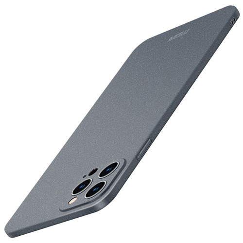 iPhone 15 Pro MOFI Fandun Series Frosted PC Ultra-thin All-inclusive Phone Case - Gray
