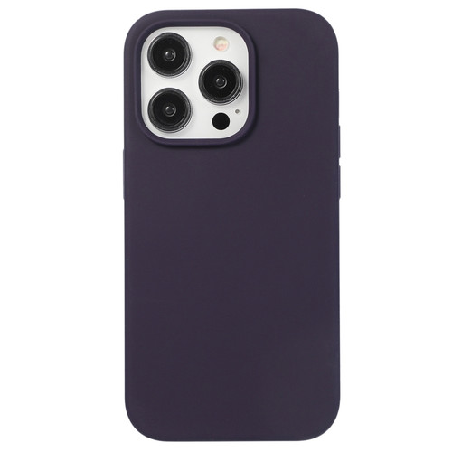 iPhone 15 Pro Liquid Silicone Phone Case - Berry Purple
