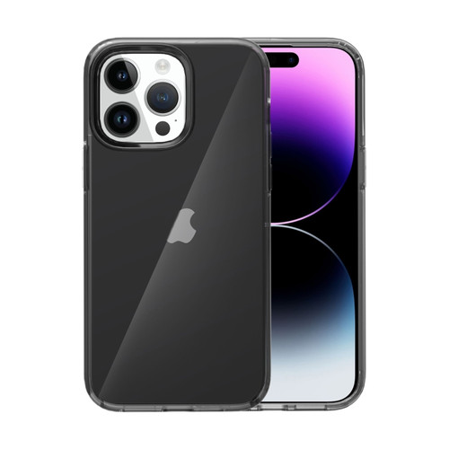 iPhone 15 Pro Shockproof Terminator Transparent Phone Case - Grey