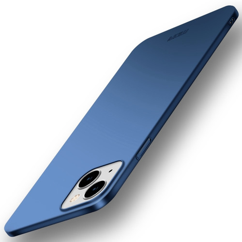 iPhone 15 Pro MOFI Frosted PC Ultra-thin Hard Phone Case - Blue