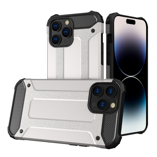 iPhone 15 Pro Magic Armor TPU Phone Case - Silver