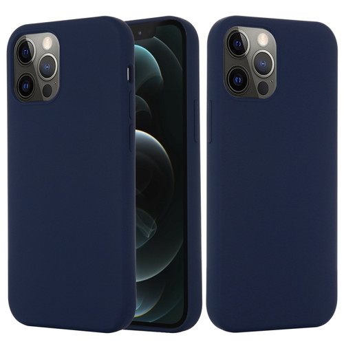 iPhone 15 Pro Shockproof Silicone Magsafe Phone Case - Navy Blue