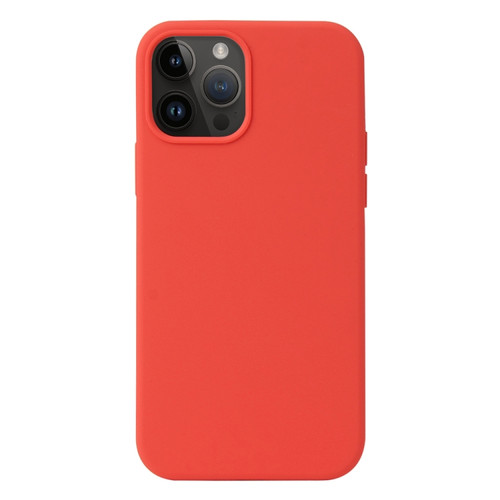 iPhone 15 Pro Liquid Silicone Phone Case - Coral Red