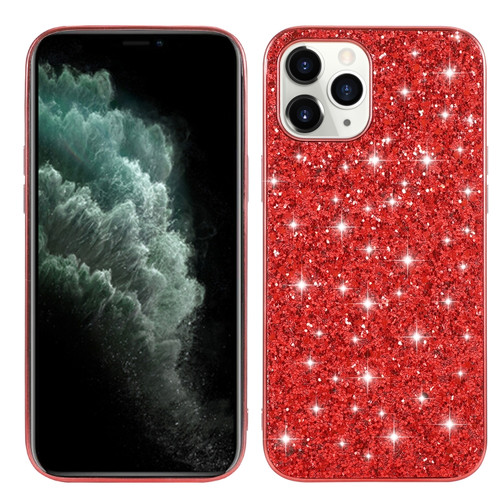 iPhone 15 Pro Max Glitter Powder TPU Phone Case - Red