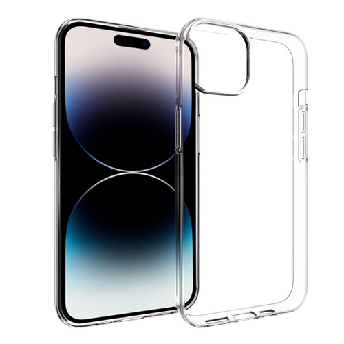 iPhone 15 Waterproof Texture TPU Phone Case - Transparent