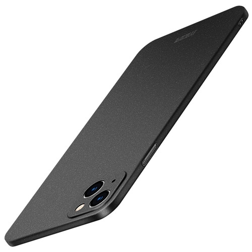 iPhone 15 MOFI Fandun Series Frosted PC Ultra-thin All-inclusive Phone Case - Black