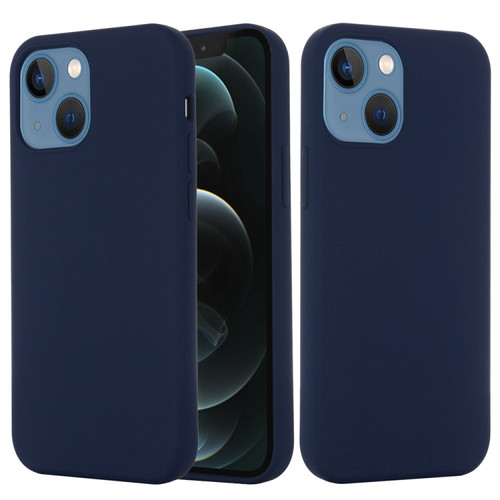 iPhone 15 Shockproof Silicone Magsafe Phone Case - Navy Blue