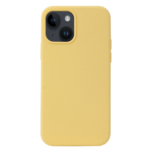 iPhone 15 Liquid Silicone Phone Case - Yellow