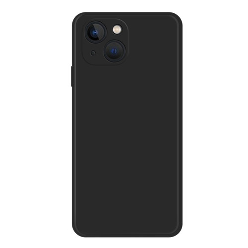 iPhone 15 Plus Imitation Liquid Silicone Phone Case - Black
