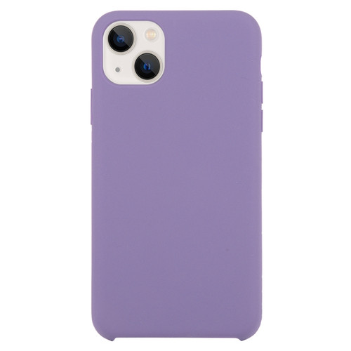 Solid Silicone Phone Case iPhone 15 Plus - Purple
