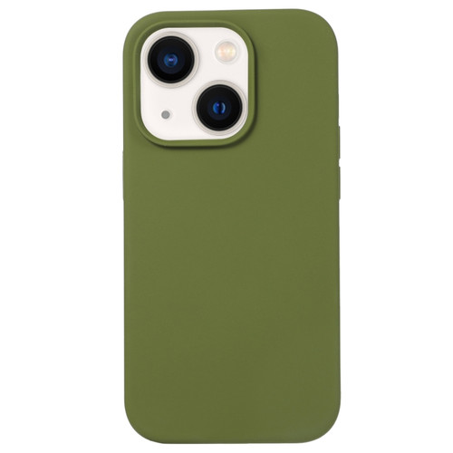 iPhone 15 Plus Liquid Silicone Phone Case - Pine Green