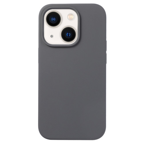 iPhone 15 Plus Liquid Silicone Phone Case - Charcoal Black