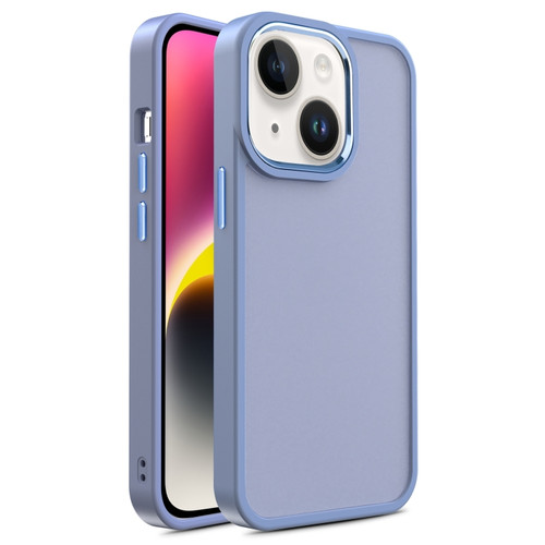 iPhone 15 Plus Shield Skin Feel PC + TPU Phone Case - Sierra Blue