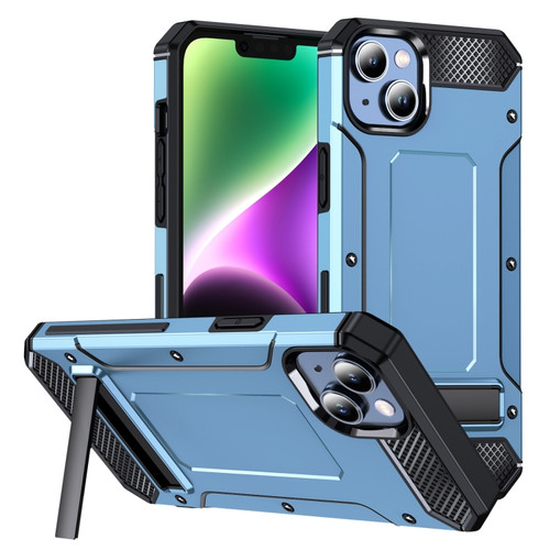 iPhone 15 Plus Matte Holder Phone Case - Space Blue