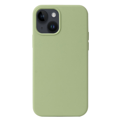iPhone 15 Plus Liquid Silicone Phone Case - Matcha Green