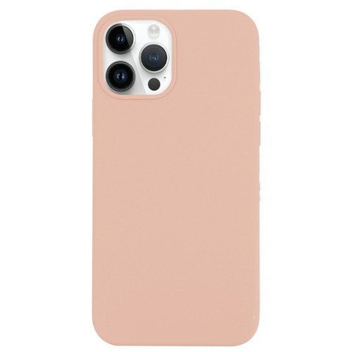 iPhone 14 Pro Max Solid Silicone Phone Case - Sand Pink