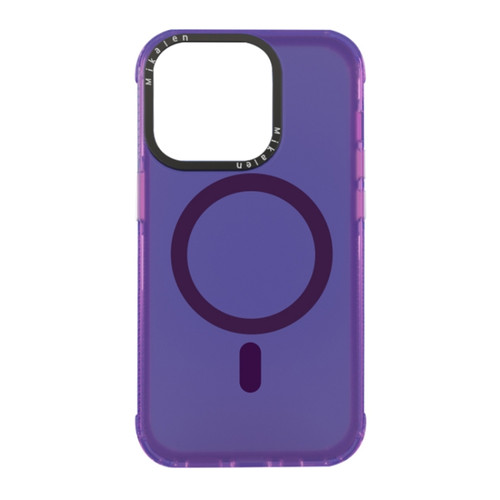 iPhone 14 Pro Max Acrylic + TPU MagSafe Protective Phone Case - Purple