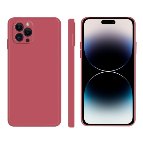 iPhone 14 Pro Max Imitation Liquid Silicone Phone Case  - Red