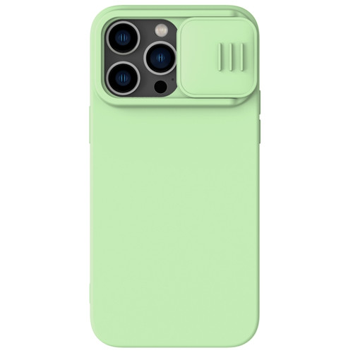 iPhone 14 Pro Max NILLKIN CamShield MagSafe Liquid Silicone Phone Case - Green