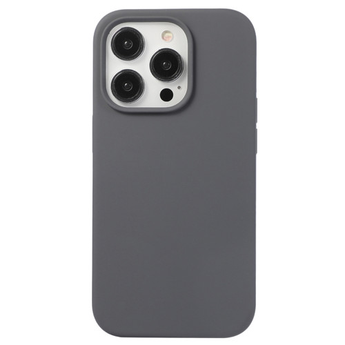 iPhone 14 Pro Max Liquid Silicone Phone Case - Charcoal Black